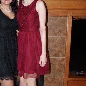Maroon Formal Dress